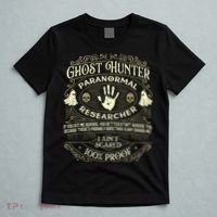 Ghost Hunter Ghost Hunting Halloween Paranormal Activity T-Shirt thumb 5