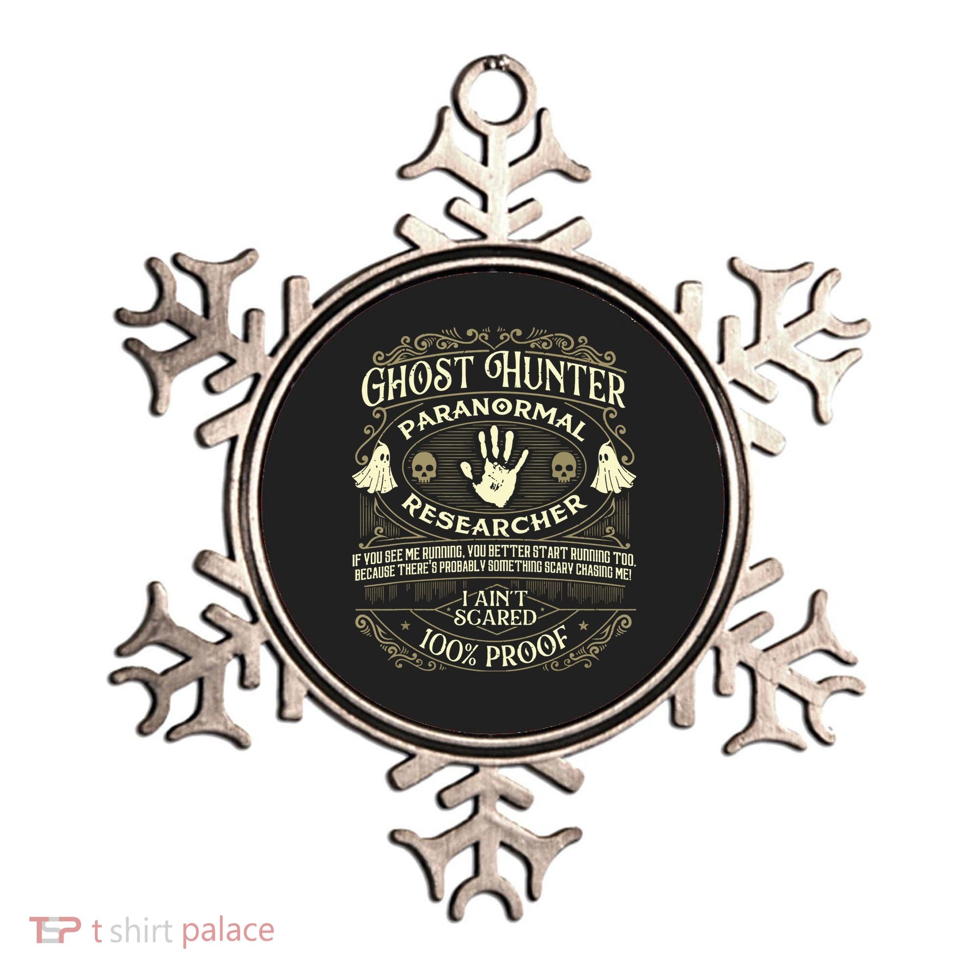 Ghost Hunter Ghost Hunting Halloween Paranormal Activity Ornament