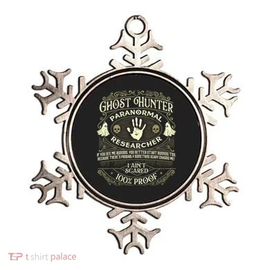 Ghost Hunter Ghost Hunting Halloween Paranormal Activity Ornament