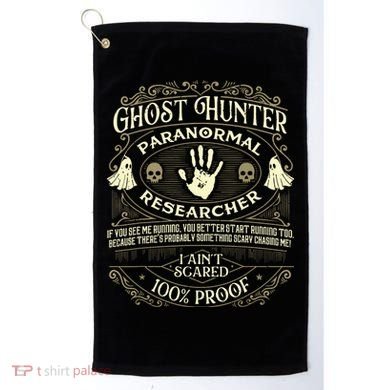 Ghost Hunter Ghost Hunting Halloween Paranormal Activity Golf Towel