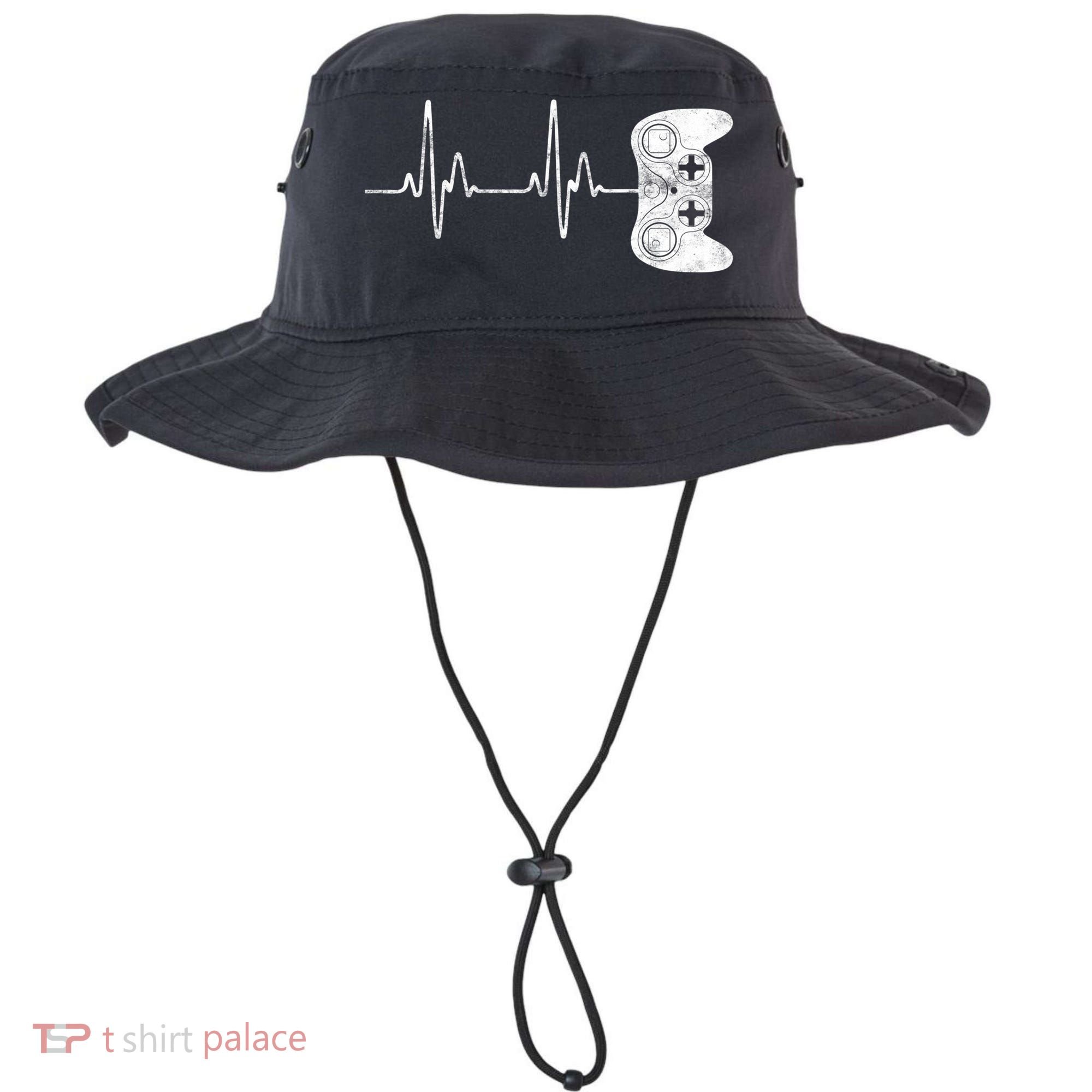 Gamer Heartbeat Great Gift Video Game Lover Funny Gift Funny Gift Bucket Hat
