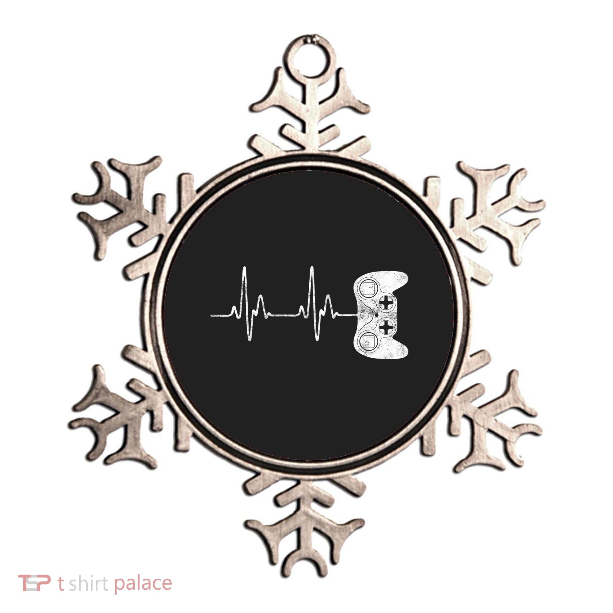 Gamer Heartbeat Great Gift Video Game Lover Funny Gift Funny Gift Ornament