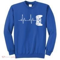 Gamer Heartbeat Great Gift Video Game Lover Funny Gift Funny Gift Sweatshirt thumb 0