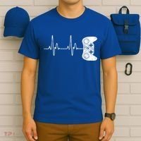 Gamer Heartbeat Great Gift Video Game Lover Funny Gift Funny Gift T-Shirt thumb 6