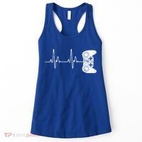 Gamer Heartbeat Great Gift Video Game Lover Funny Gift Funny Gift Women's Tank Top thumb 0