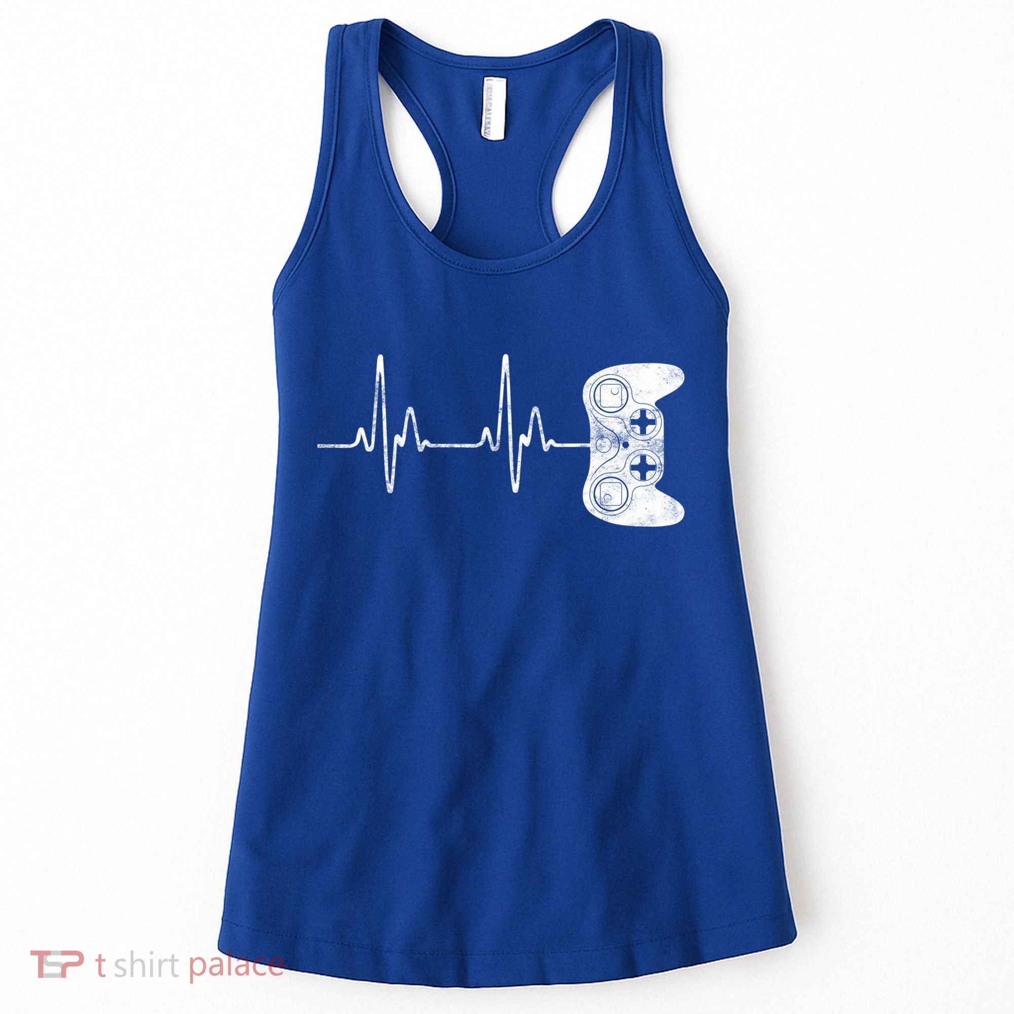 Gamer Heartbeat Great Gift Video Game Lover Funny Gift Funny Gift Women's Tank Top