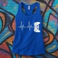 Gamer Heartbeat Great Gift Video Game Lover Funny Gift Funny Gift Women's Tank Top thumb 3