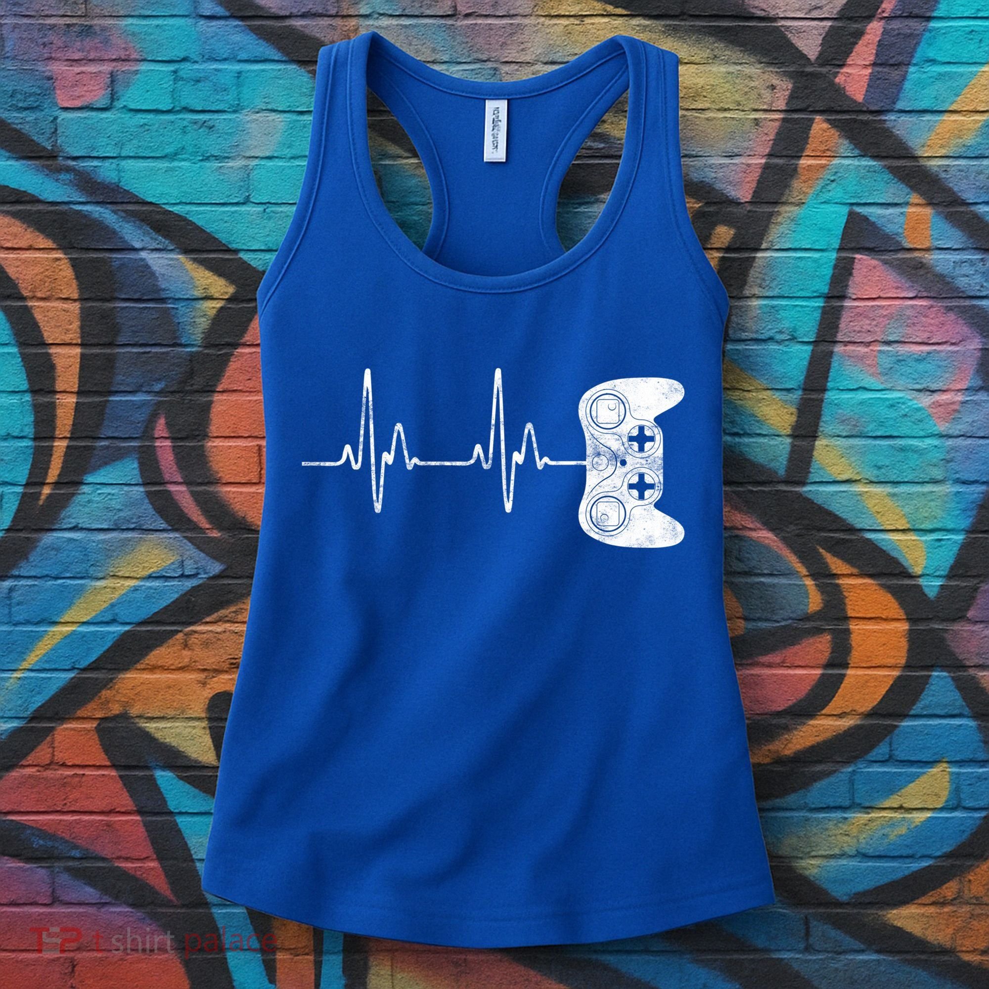 Gamer Heartbeat Great Gift Video Game Lover Funny Gift Funny Gift Women's Tank Top