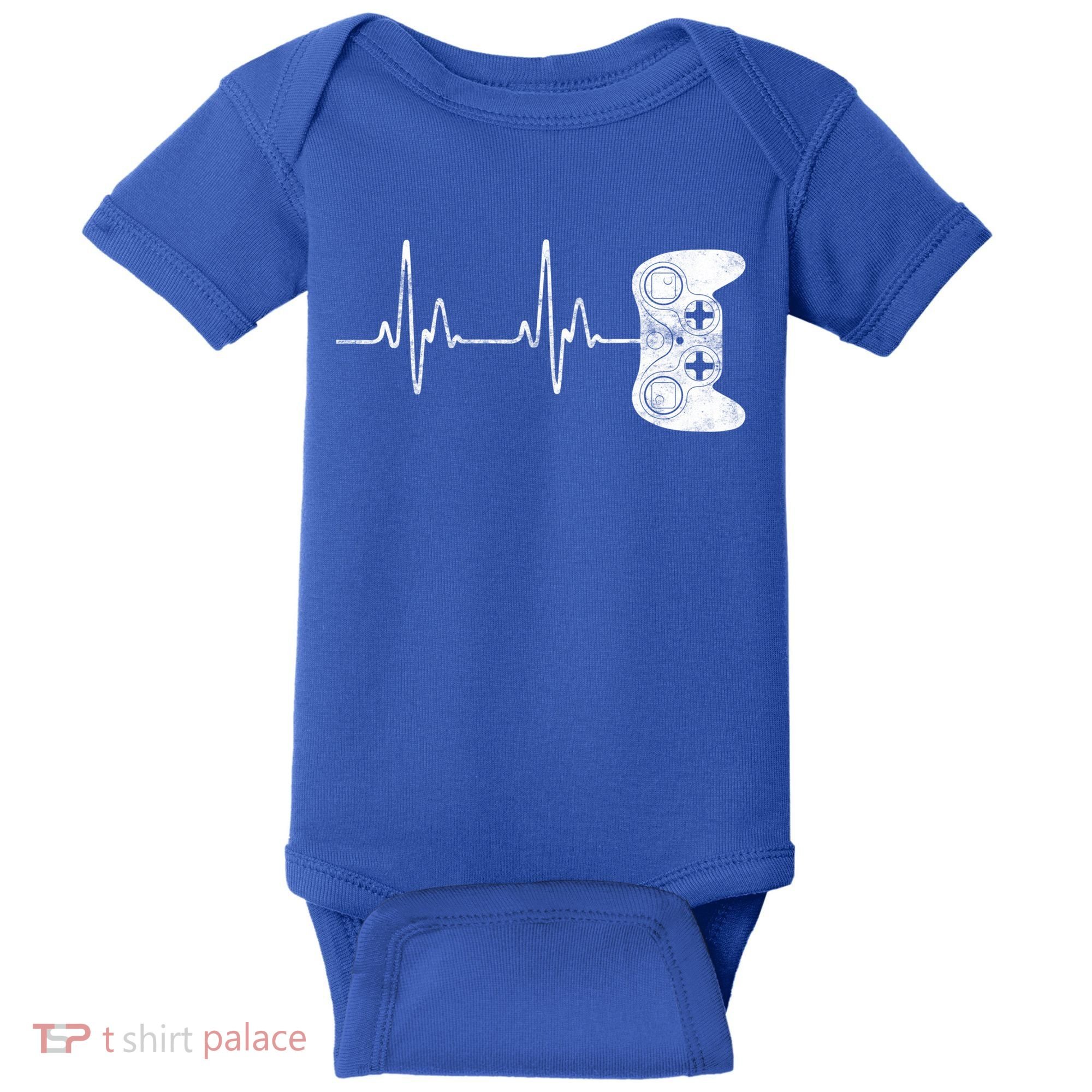 Gamer Heartbeat Great Gift Video Game Lover Funny Gift Funny Gift Baby Bodysuit