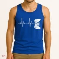 Gamer Heartbeat Great Gift Video Game Lover Funny Gift Funny Gift Tank Top thumb 3