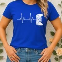 Gamer Heartbeat Great Gift Video Game Lover Funny Gift Funny Gift Women's T-Shirt thumb 2