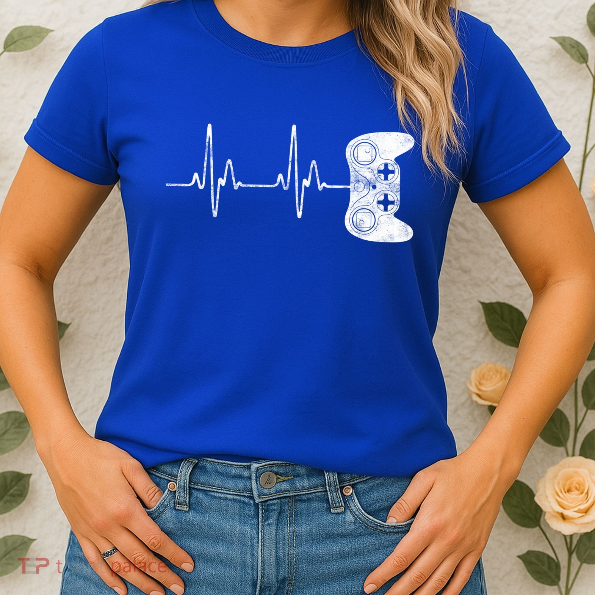 Gamer Heartbeat Great Gift Video Game Lover Funny Gift Funny Gift Women's T-Shirt