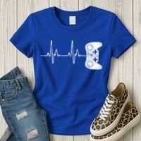Gamer Heartbeat Great Gift Video Game Lover Funny Gift Funny Gift Women's T-Shirt thumb 3