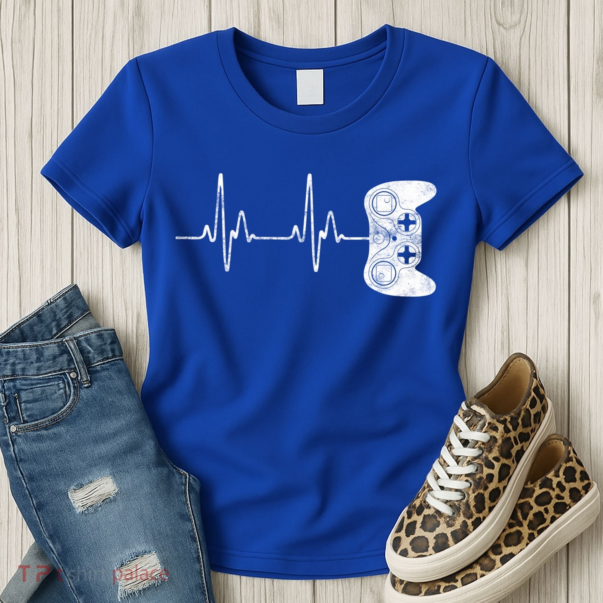 Gamer Heartbeat Great Gift Video Game Lover Funny Gift Funny Gift Women's T-Shirt