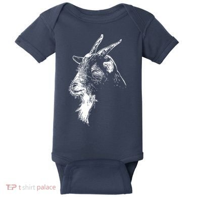Goat Head Baby Bodysuit