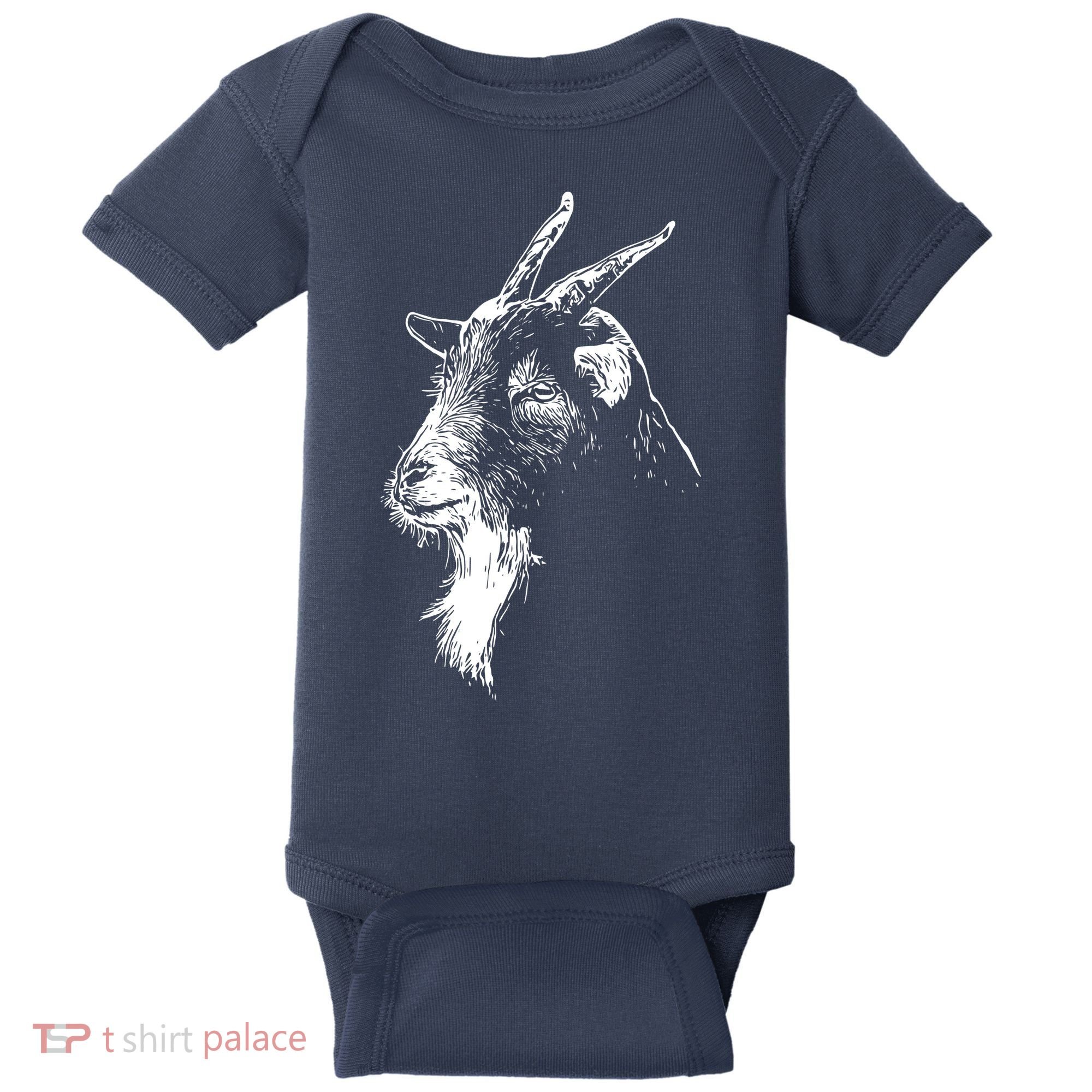 Goat Head Baby Bodysuit