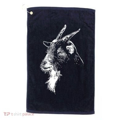 Goat Head Golf Towel
