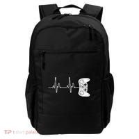 Gamer Heartbeat Gift Video Game Lover Gifgift Backpack thumb 0