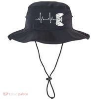 Gamer Heartbeat Gift Video Game Lover Gifgift Bucket Hat thumb 0