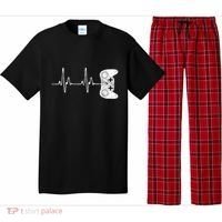 Gamer Heartbeat Gift Video Game Lover Gifgift Pajama Set thumb 0