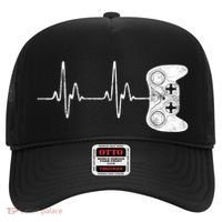 Gamer Heartbeat Gift Video Game Lover Gifgift Hat thumb 0