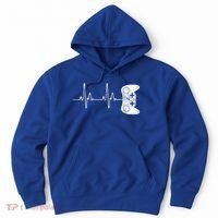 Gamer Heartbeat Gift Video Game Lover Gifgift Hoodie thumb 0
