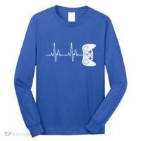 Gamer Heartbeat Gift Video Game Lover Gifgift Long Sleeve Shirt thumb 0
