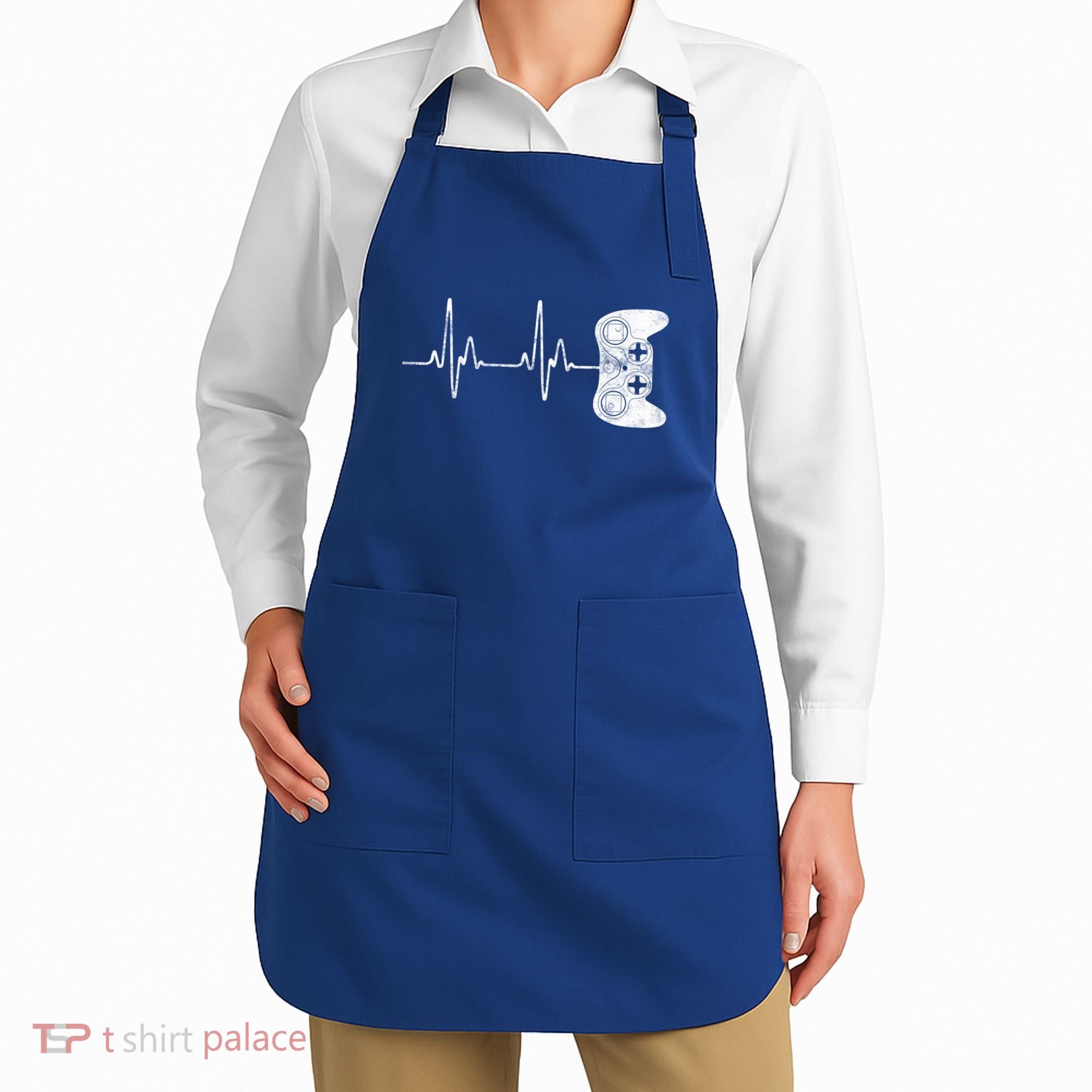 Gamer Heartbeat Gift Video Game Lover Gifgift Apron