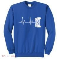 Gamer Heartbeat Gift Video Game Lover Gifgift Sweatshirt thumb 0