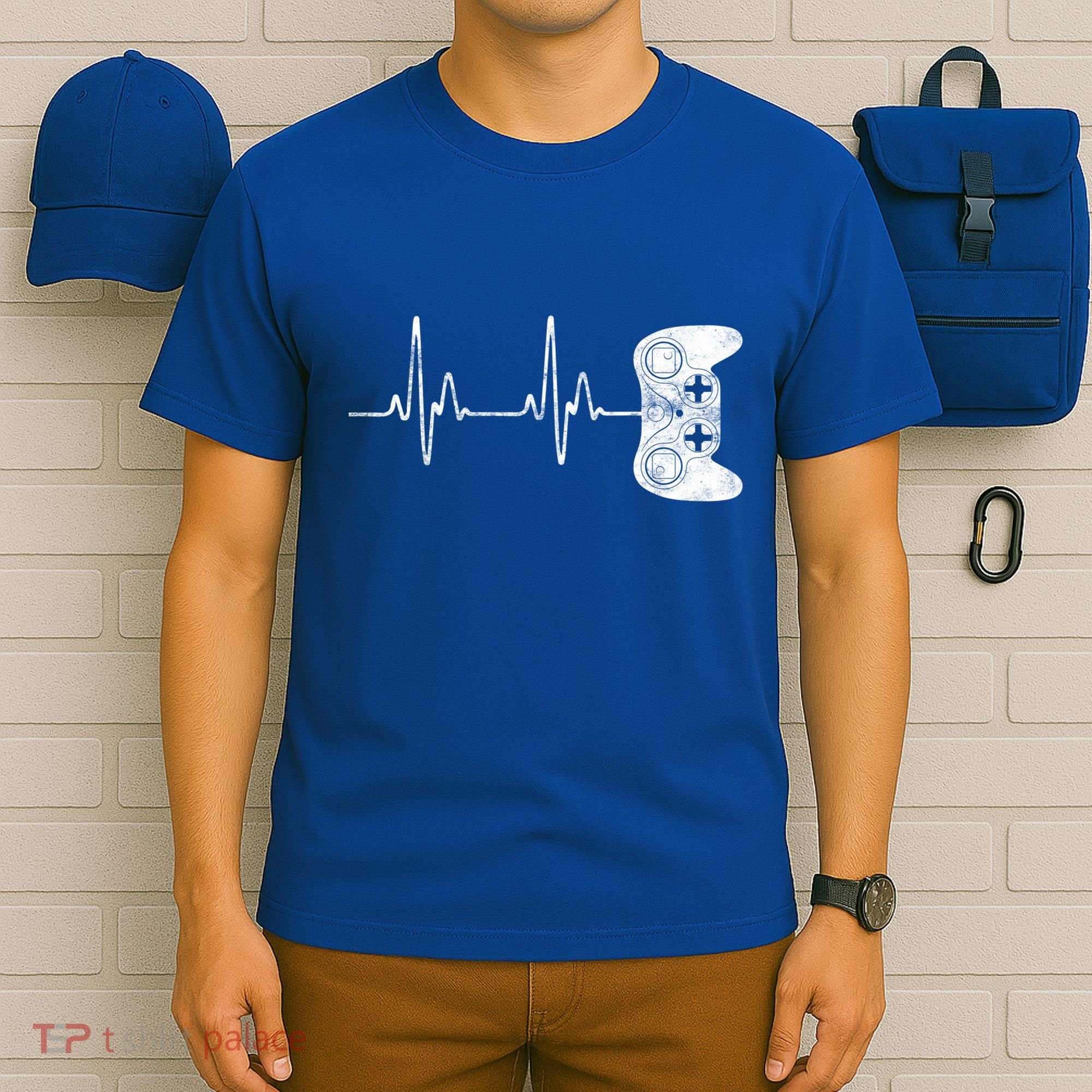 Gamer Heartbeat Gift Video Game Lover Gifgift T-Shirt
