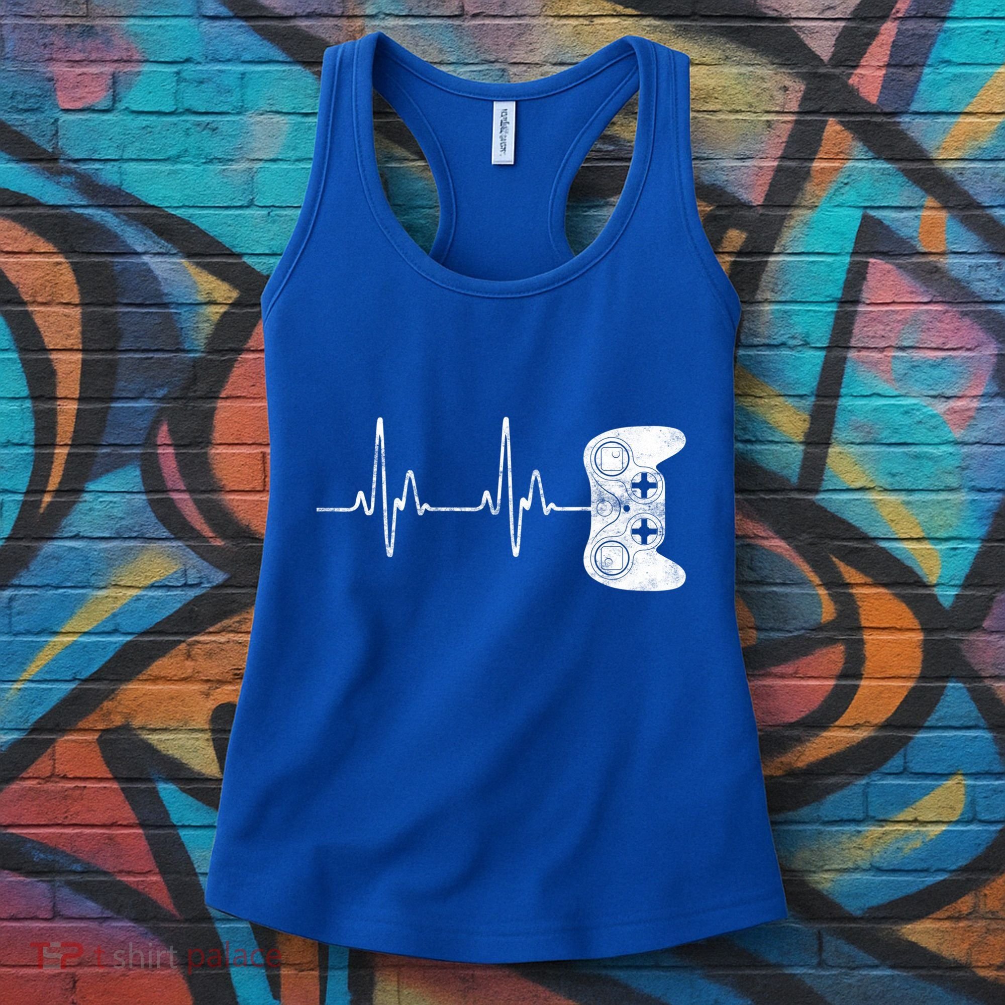 Gamer Heartbeat Gift Video Game Lover Gifgift Women's Tank Top