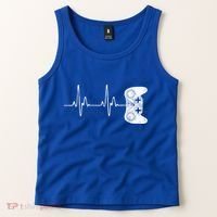 Gamer Heartbeat Gift Video Game Lover Gifgift Tank Top thumb 2
