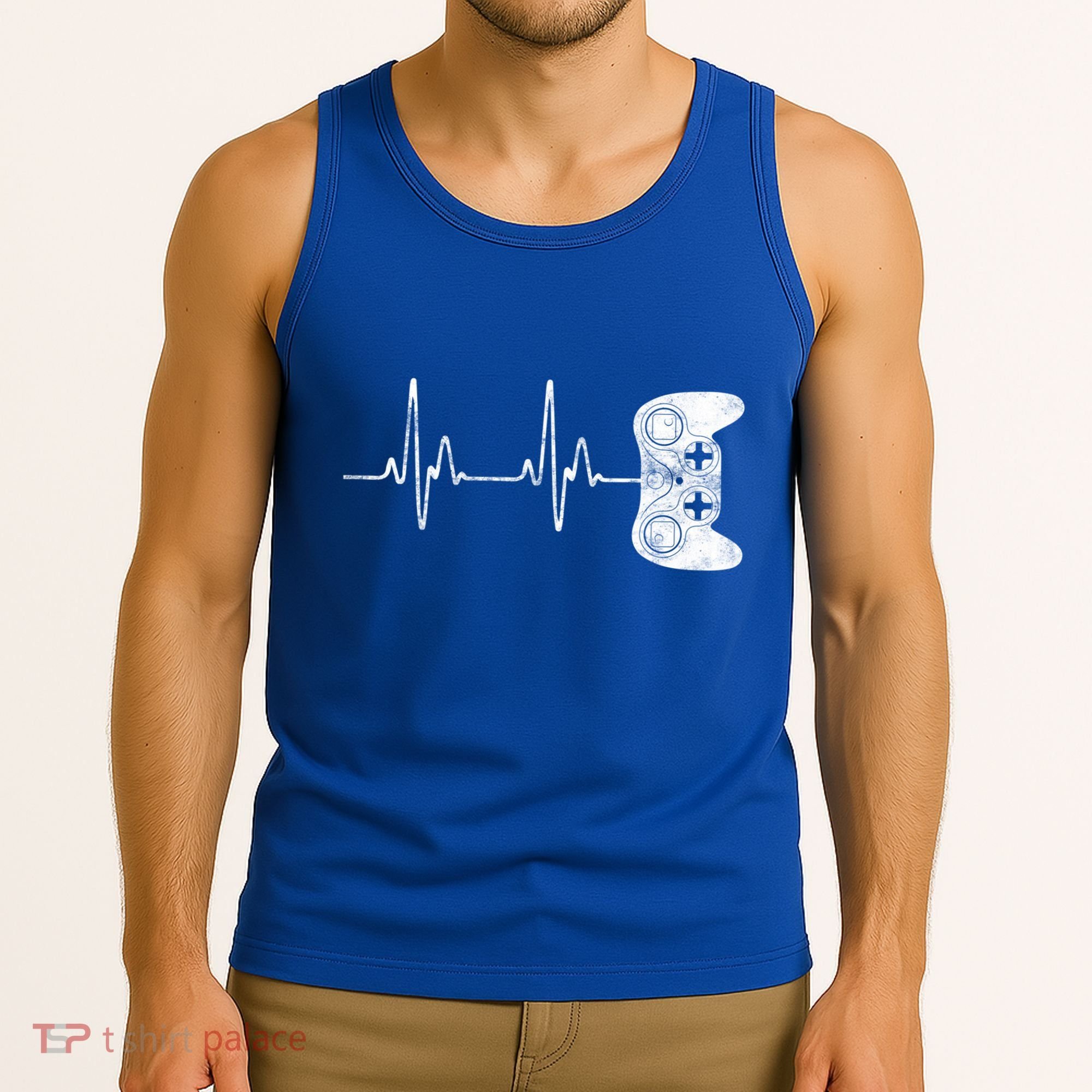 Gamer Heartbeat Gift Video Game Lover Gifgift Tank Top