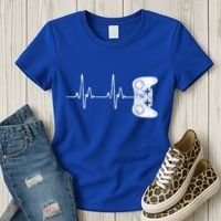 Gamer Heartbeat Gift Video Game Lover Gifgift Women's T-Shirt thumb 3