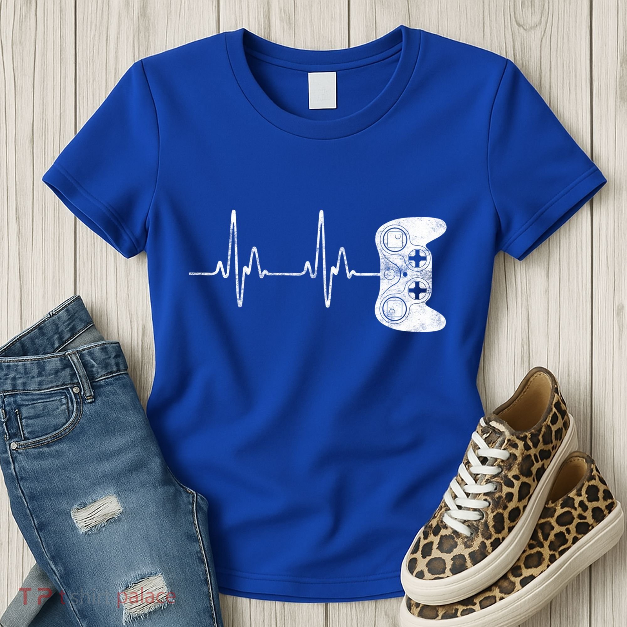 Gamer Heartbeat Gift Video Game Lover Gifgift Women's T-Shirt