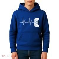 Gamer Heartbeat Gift Video Game Lover Gifgift Kids Hoodie thumb 4