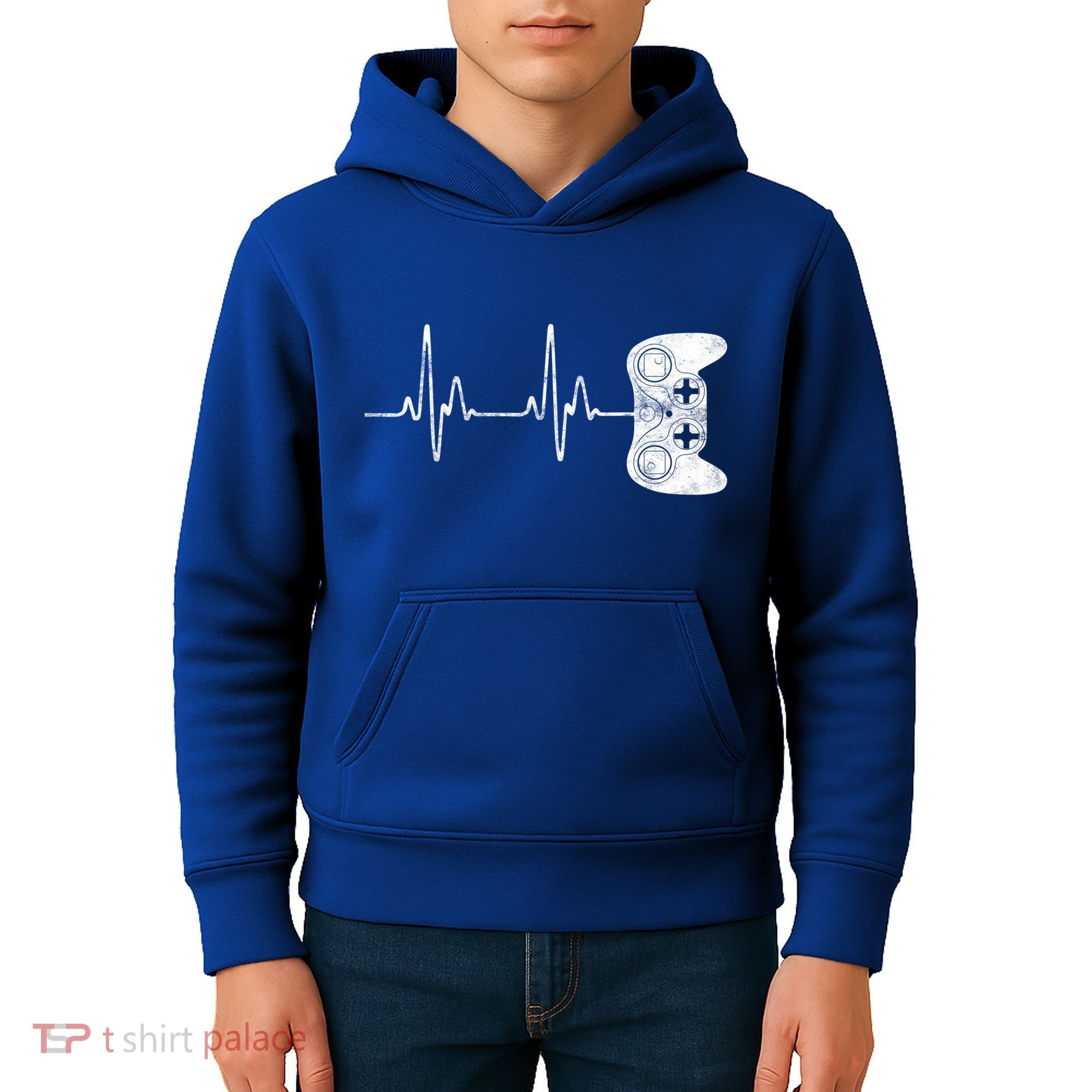 Gamer Heartbeat Gift Video Game Lover Gifgift Kids Hoodie