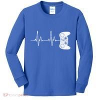 Gamer Heartbeat Gift Video Game Lover Gifgift Kids Long Sleeve Shirt thumb 0