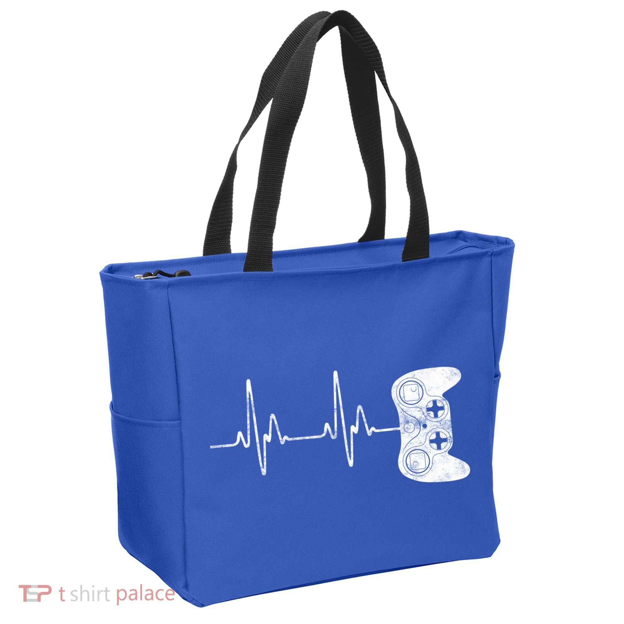 Gamer Heartbeat Gift Video Game Lover Gifgift Tote Bag