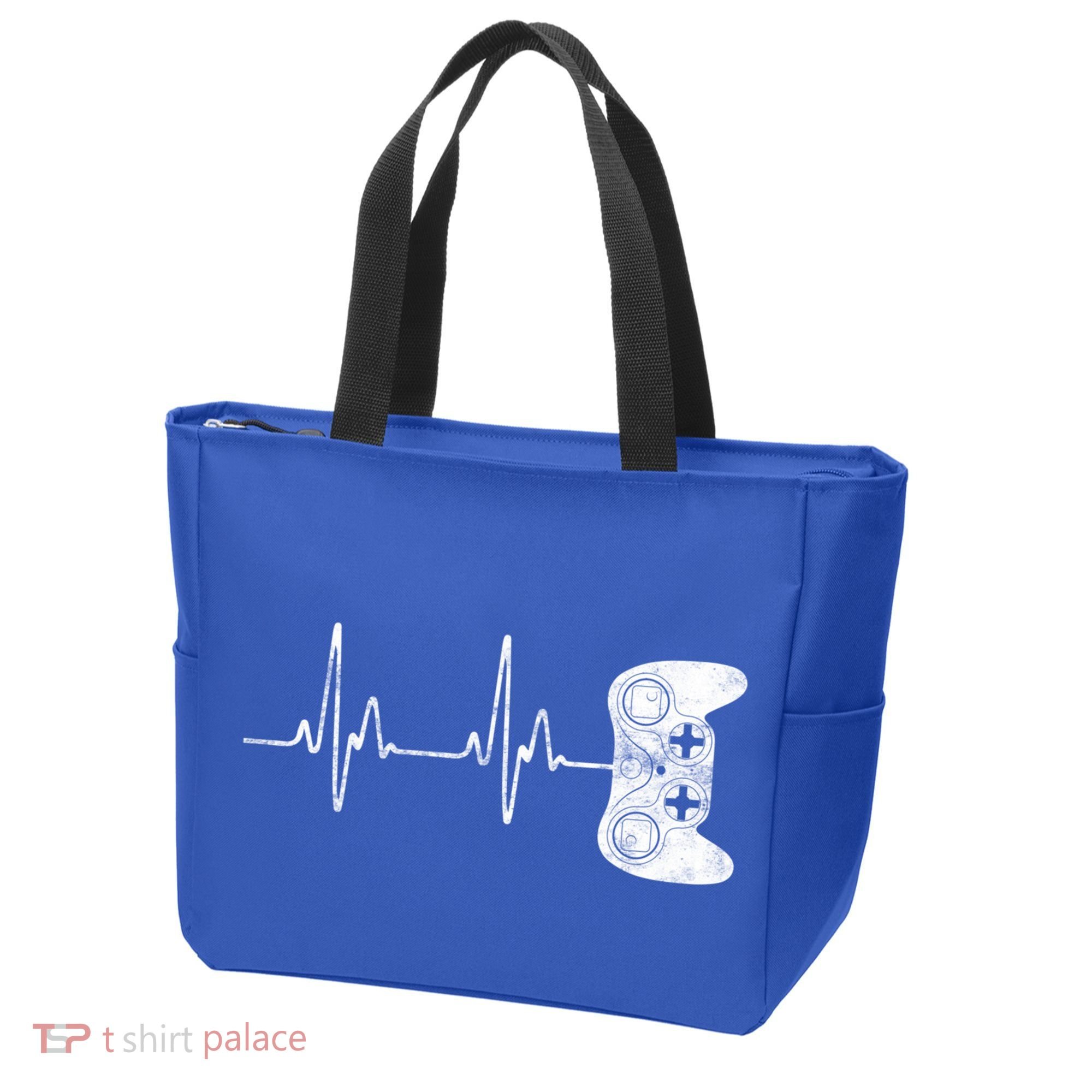 Gamer Heartbeat Gift Video Game Lover Gifgift Tote Bag