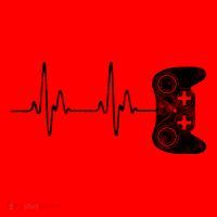 Gamer Heartbeat Gift Video Game Lover Gifgift Santa Hat thumb 1