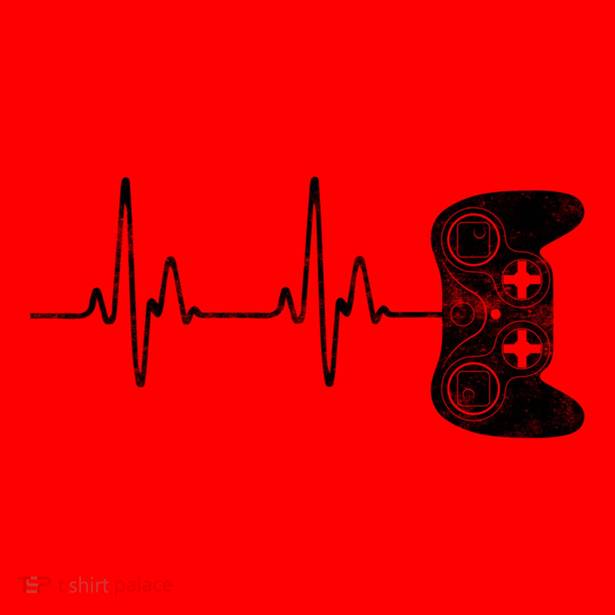 Gamer Heartbeat Gift Video Game Lover Gifgift Santa Hat