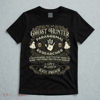 Ghost Hunter Ghost Hunting Halloween Paranormal Activity T-Shirt thumb 5