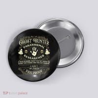 Ghost Hunter Ghost Hunting Halloween Paranormal Activity Button thumb 0
