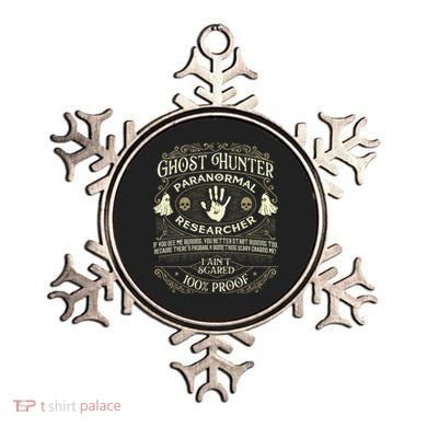 Ghost Hunter Ghost Hunting Halloween Paranormal Activity Ornament