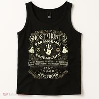 Ghost Hunter Ghost Hunting Halloween Paranormal Activity Tank Top thumb 2
