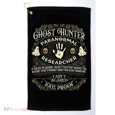 Ghost Hunter Ghost Hunting Halloween Paranormal Activity Golf Towel