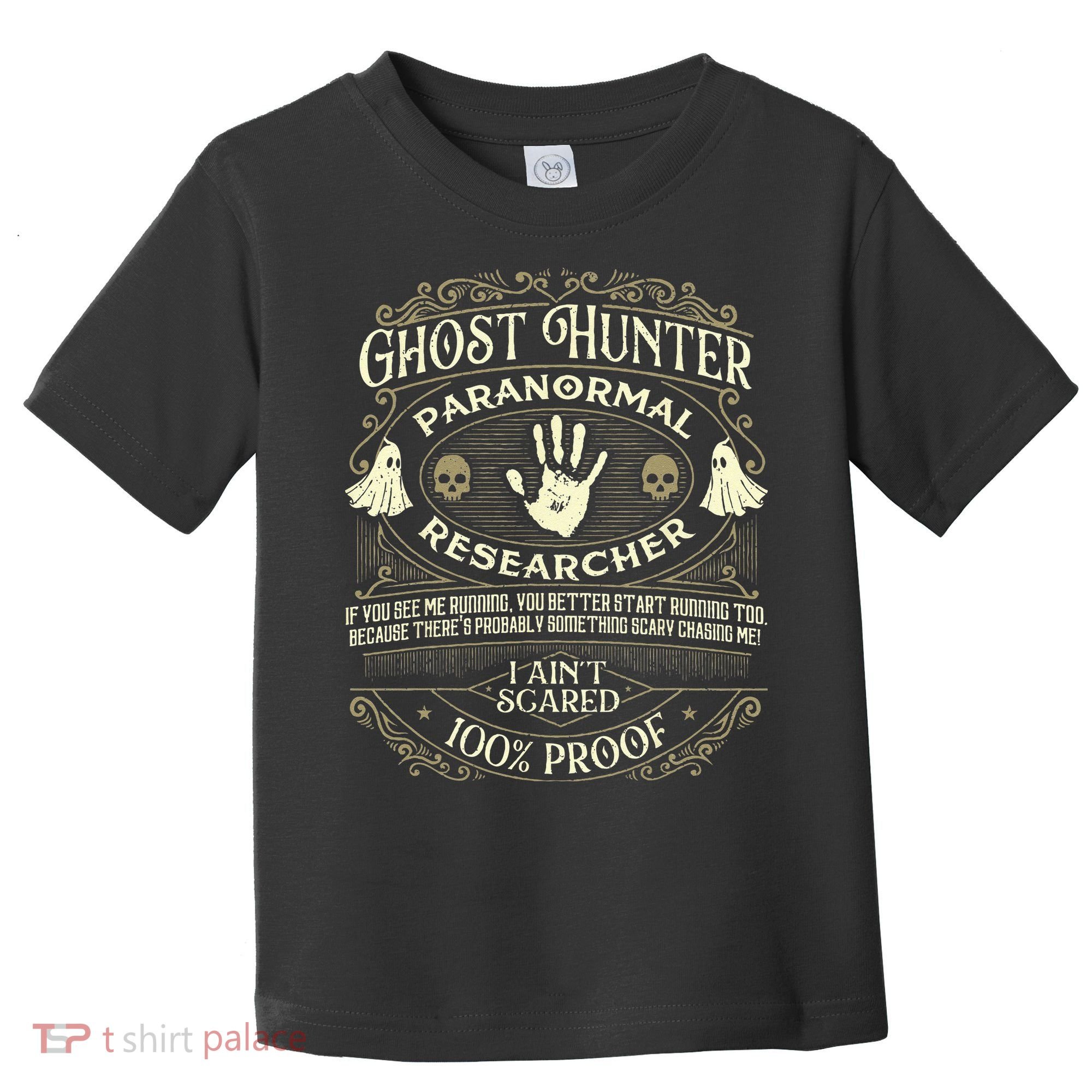 Ghost Hunter Ghost Hunting Halloween Paranormal Activity Toddler T-Shirt