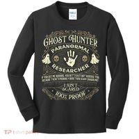 Ghost Hunter Ghost Hunting Halloween Paranormal Activity Kids Long Sleeve Shirt thumb 0