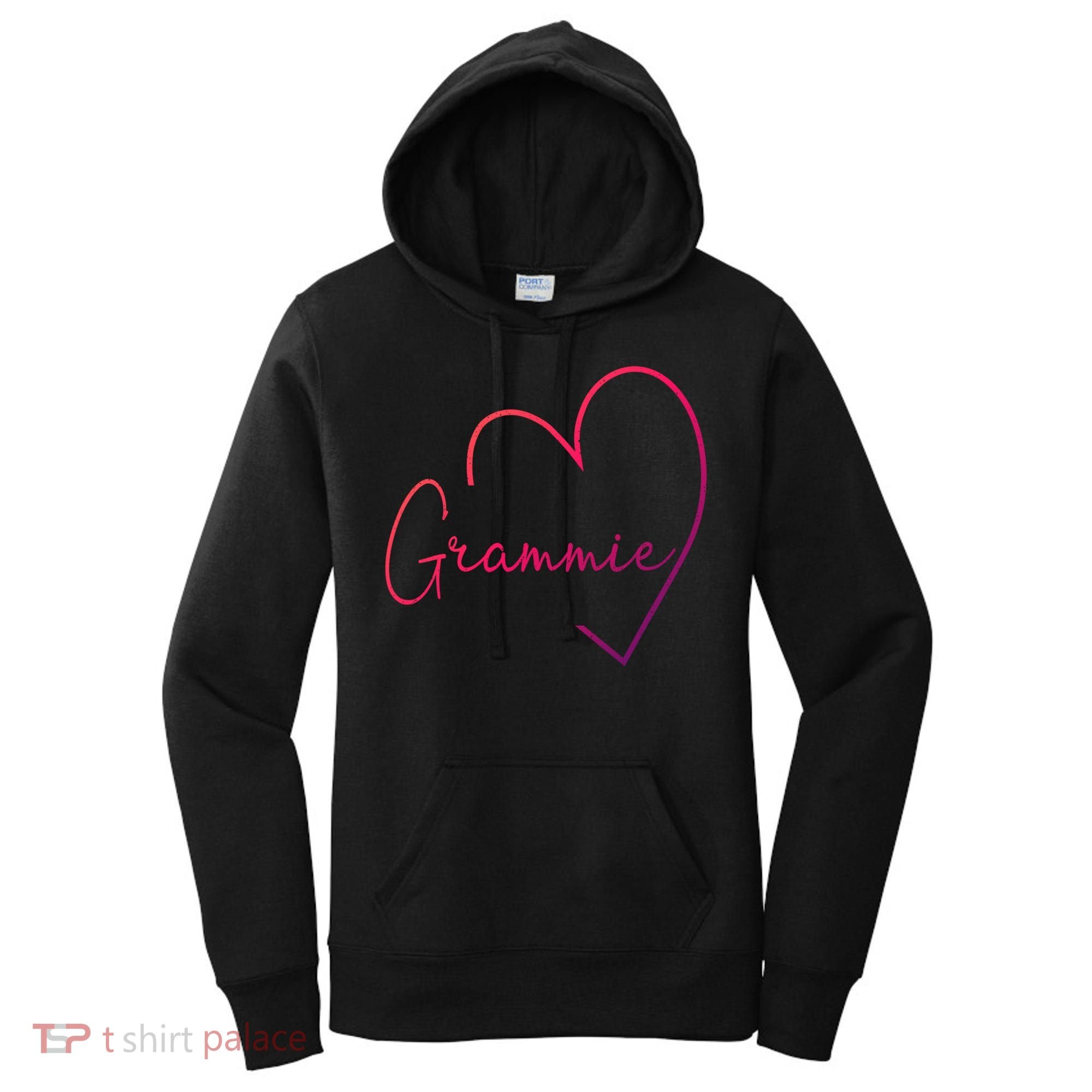 Grammie Heart Grandma Christmas MotherS Day Meaningful Gift Women's Hoodie